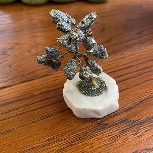 Pyrite Crystal Mini Tree